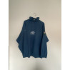 Sudadera vintage Umbro con media cremallera, estilo retro, años 90, Y2K, ropa de calle de la vieja escuela, azul marino