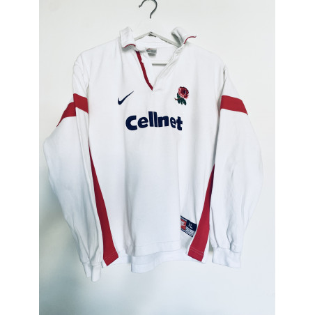Vintage 90s Inglaterra rugby jersey exclusivo coleccionable rugby uniforme deportivo Nike